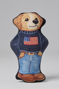 Ruff Lauren Teddy Dog Toy