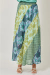 Mixed Print Skirt