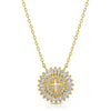 Shimmering Cross Necklace