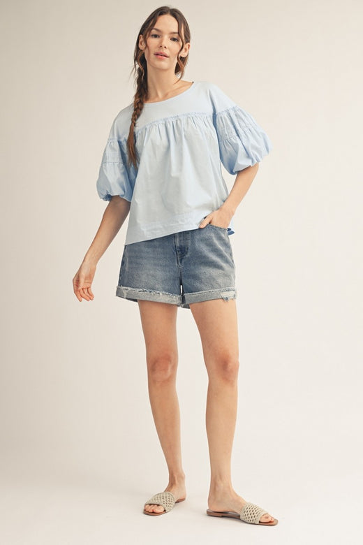 Pleat Detail Shirt