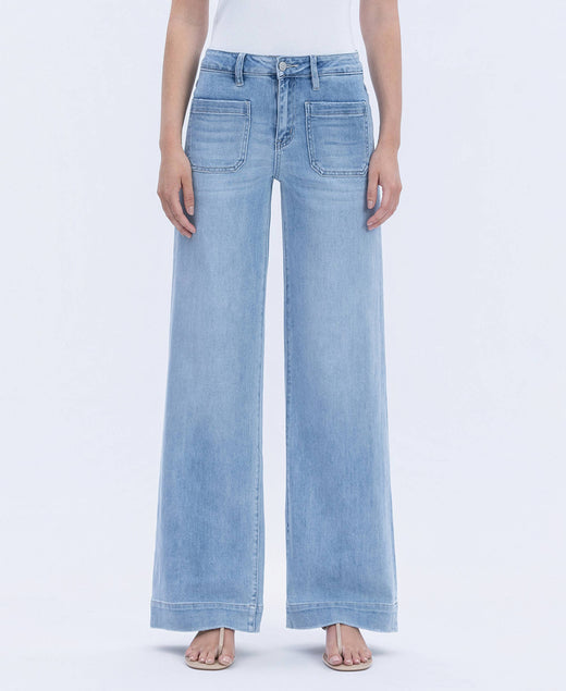High Rise Trouser Jeans