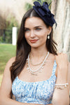 Thoroughbred Pearl Drop Earrings in White