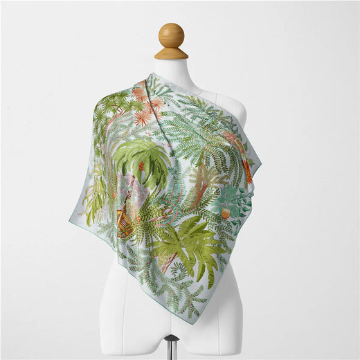 Silky Satin Square Scarf