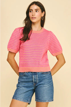 Colorblock Knit Top