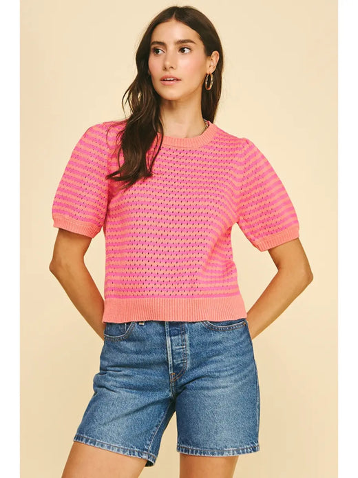 Colorblock Knit Top