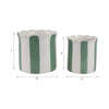 Striped Planters