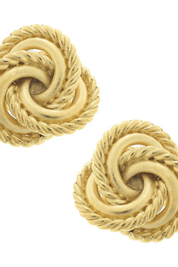 Gold Pierced Earrings
