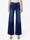 High Rise  Dark Wide Leg JeansI