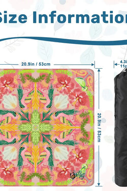 Summer Flamingo Travel Mahjong Mat