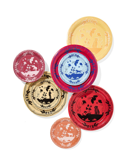 Collegiate Inspired Mini Hors d'oeuvre Paper Plates
