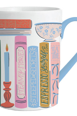 Ceramic Mug | Books and Coffee Ceramic Mug