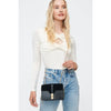 Suede Crossbody Bag