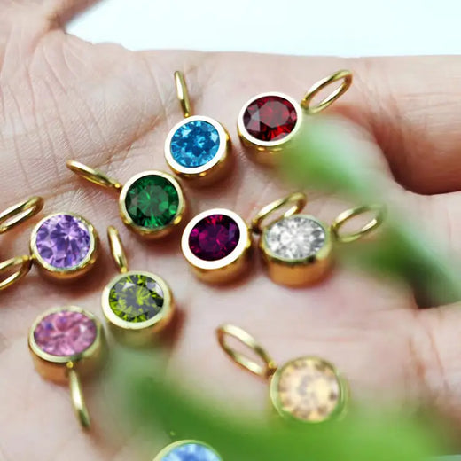 Birthstone Gem Charm