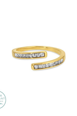 CZ Adjustable Ring, Water-Resistant
