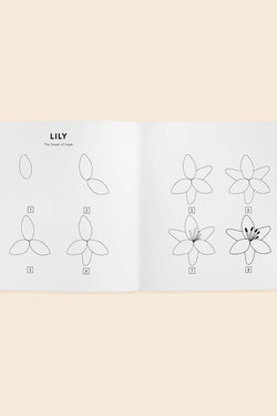 Modern Flowers: A How To Draw Book For Kids