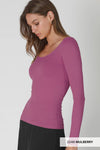 Nikibiki Long Sleeve Scoop Neck Top