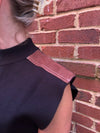 Suede Shoulder Detail Vest