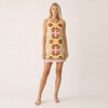 Seaside Mosaic Shift Mini Dress