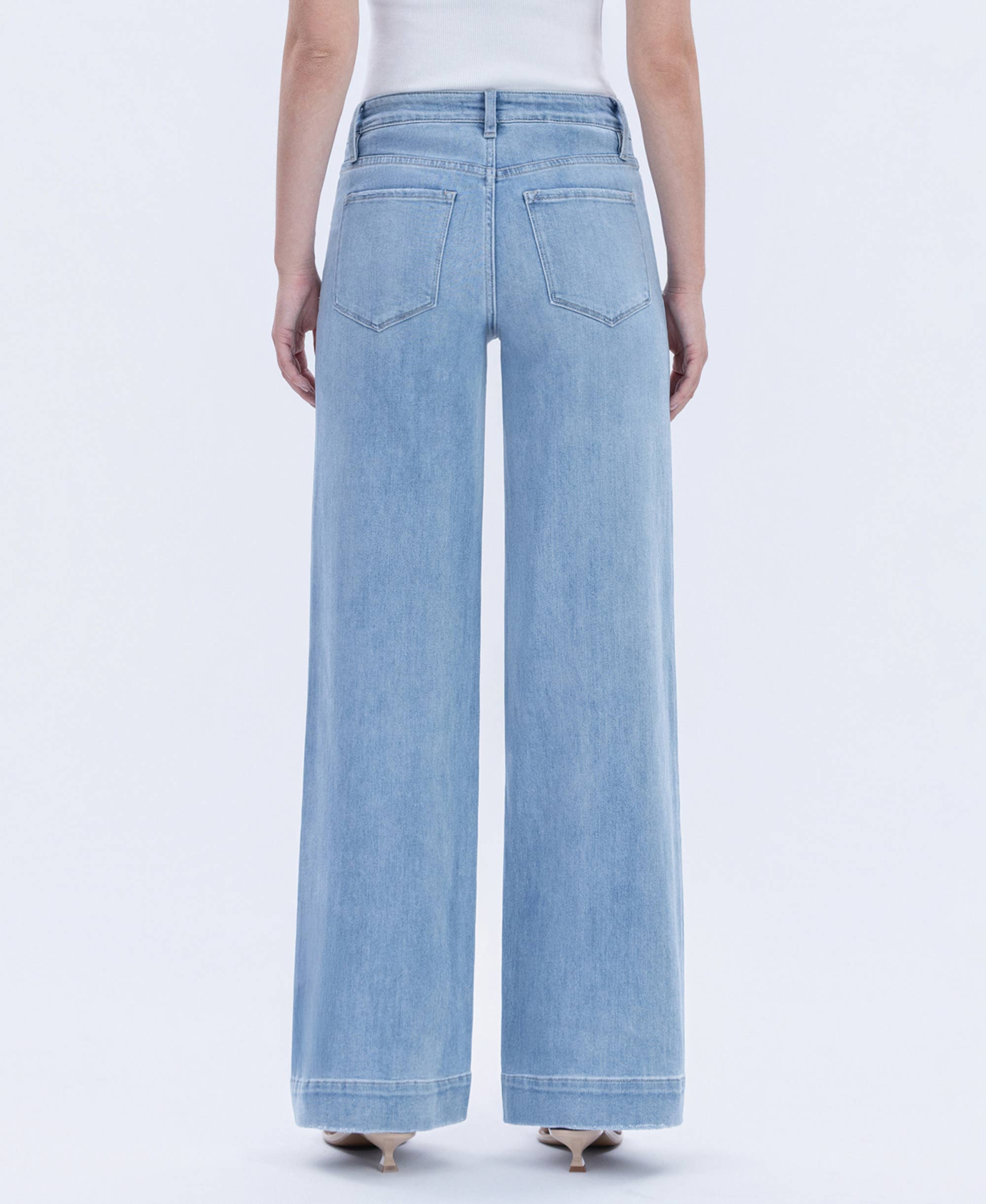 High Rise Trouser Jeans