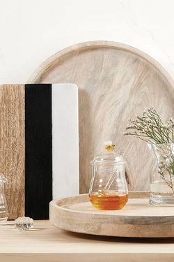 Luster Glass Cinched Bud Vase