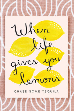 Life Gives Lemons Greeting Card