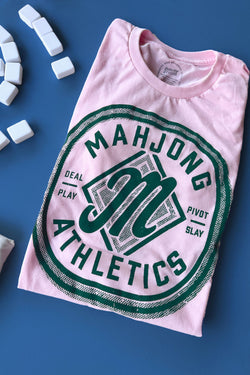 Mahjong Varsity Tee