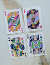 Neon Royals Playing Cards
