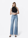 High Rise Slant Vintage Flare JeansI