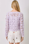 Crochet Button Up Cardigan
