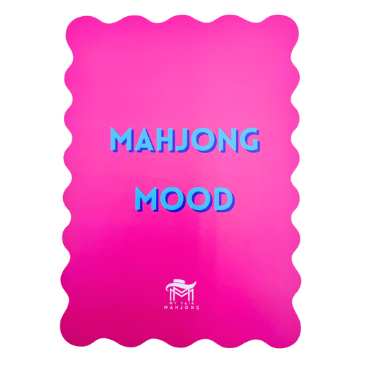 Mahjong Scalloped Shuffle Card