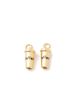 Gold Cup of Ambition Coffee Charm