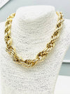 Graduated Twist Rope Necklace