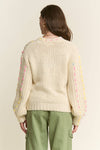 Ribbon Chunky Knit Sweater