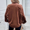 Velvet Cardigan Top