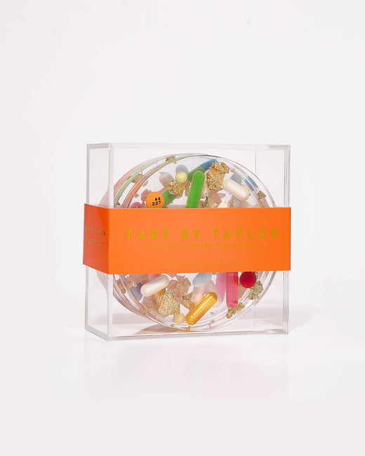 Pill + Gold Coaster Set (4)