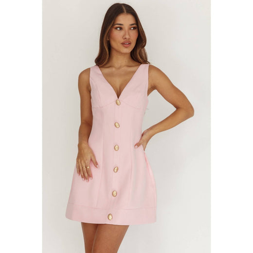Pink Oaks Day Dress