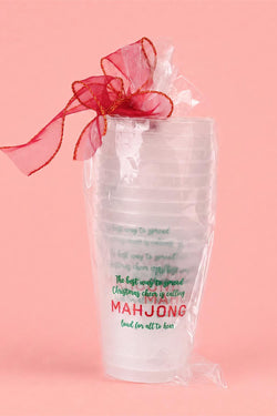 Mahjong Christmas Cups