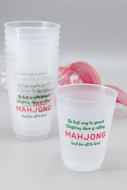 Mahjong Christmas Cups