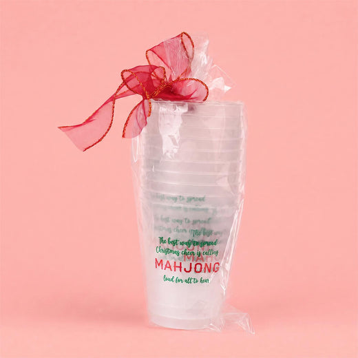 Mahjong Christmas Cups