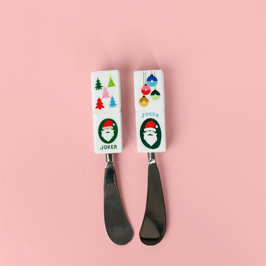 Mahjong Tiles Cheese Spreaders