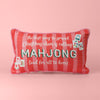 Mahjong Christmas Reversible Pillow