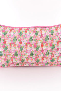 Mahjong Christmas Reversible Pillow