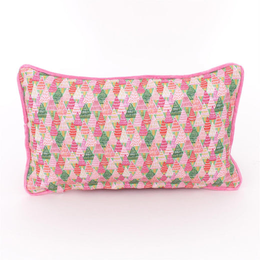 Mahjong Christmas Reversible Pillow