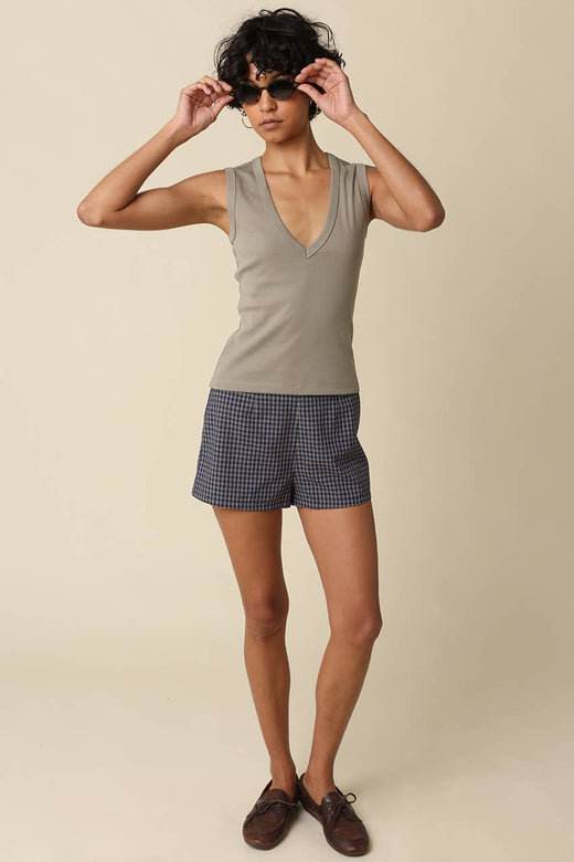 Kenny V-Neck Fitted Tank