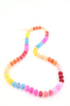 Multi Colorblock Gems Necklace