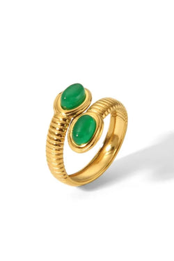 18K Gold Plated Snake Ring