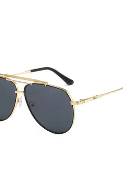 Large Lens Aviator Sunglasses