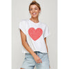Heart Graphic Crop Top
