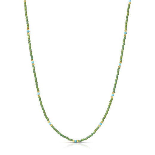 Miyuki Delica Stone Necklace