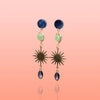Alma Deep Blue + Green Jade Dangle
